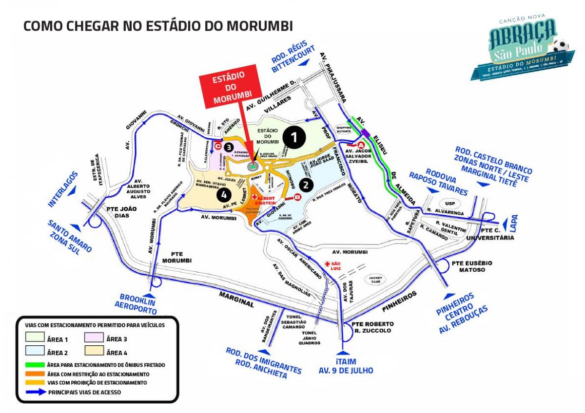 Χάρτης της Morumbi stadium