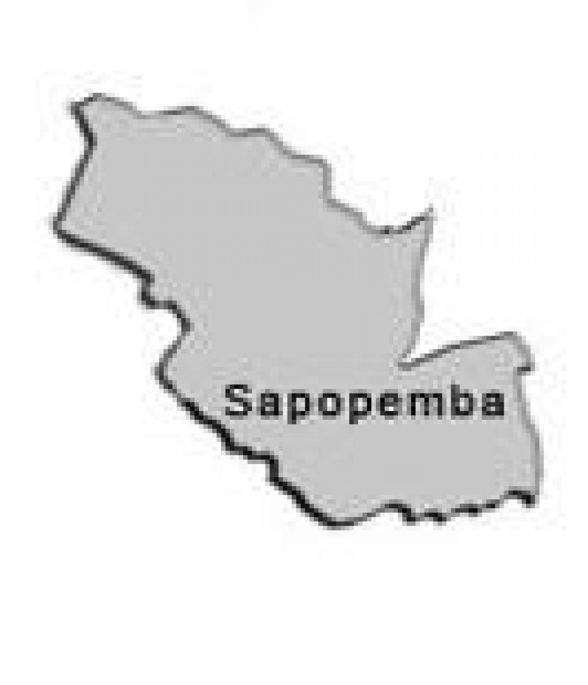 Χάρτης της Sapopembra υπο-νομού