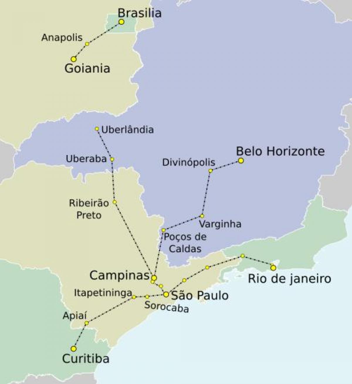 Χάρτης του Σάο Πάολο TAV