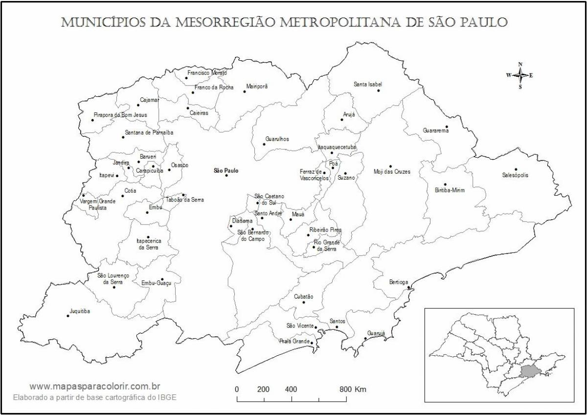 Χάρτης του Σάο Πάολο παρθένο