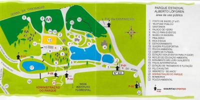 Χάρτης του Alberto Löfgren πάρκο