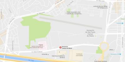 Χάρτης της Campo de Marte αεροδρόμιο
