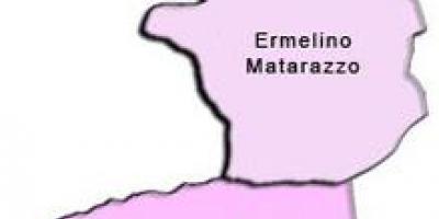 Χάρτης της Ermelino Matarazzo υπο-νομού