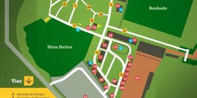 Χάρτης της Rodeio Σάο Πάολο πάρκο