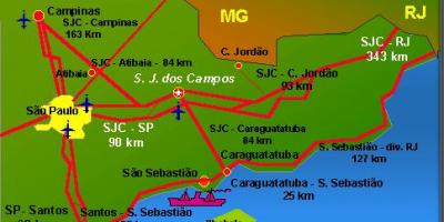 Χάρτης του São José dos Campos αεροδρόμιο