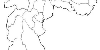 Χάρτης της ζώνης Nordeste Σάο Πάολο