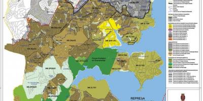 Χάρτης της μ'βω Μιριμ Σάο Πάολο - Κατάληψη του εδάφους