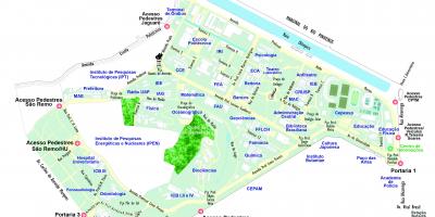 Χάρτης του πανεπιστημίου του Σάο Πάολο - USP