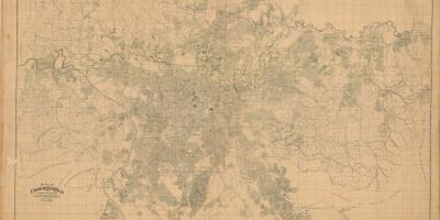 Χάρτης της πρώην Σάο Πάολο - 1943