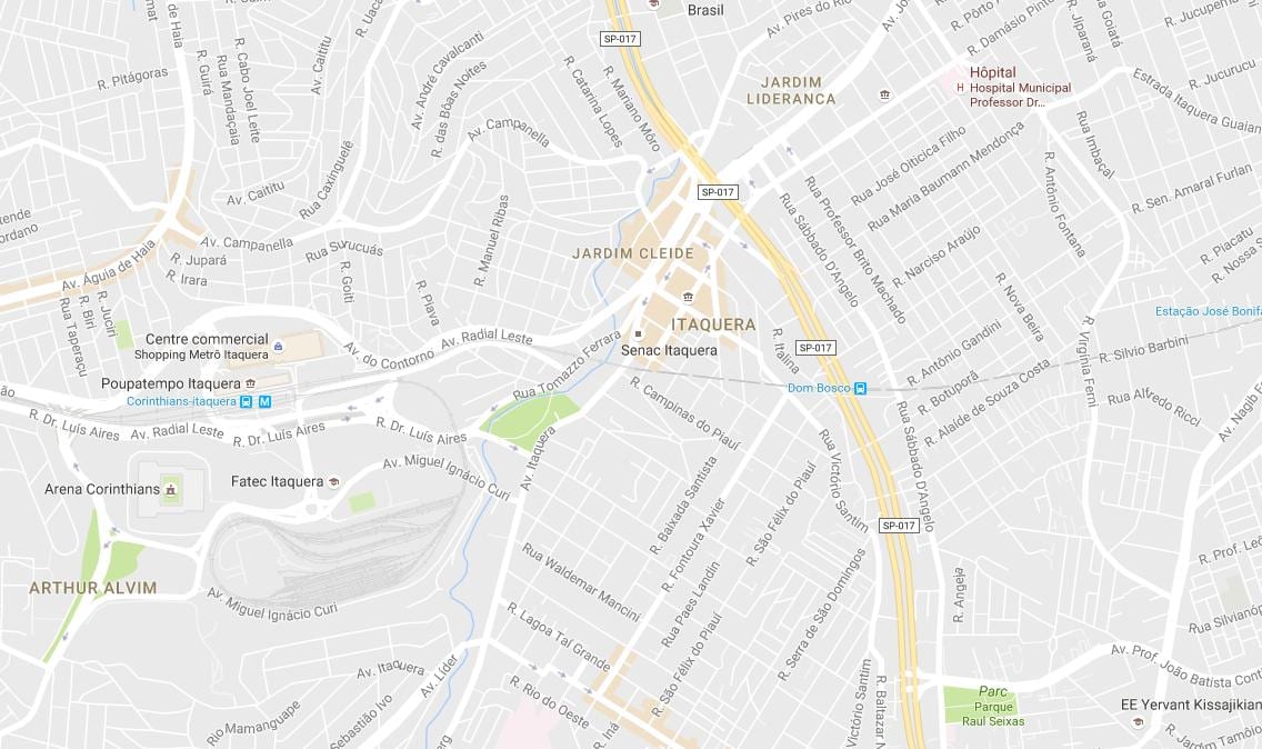 Χάρτης της Ιτακερα Σάο Πάολο