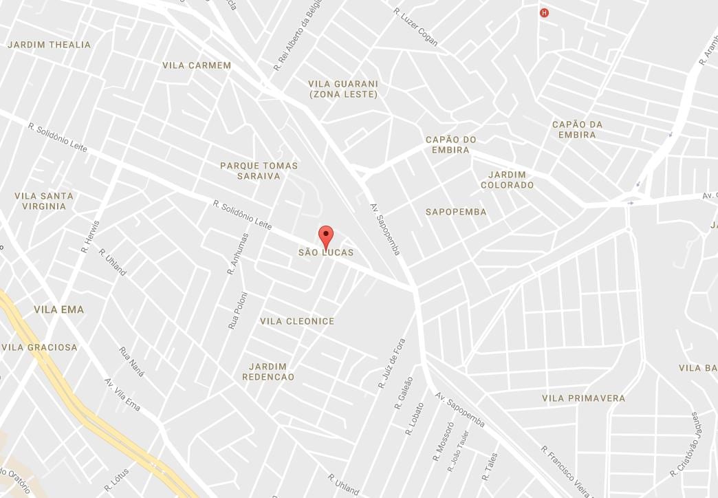 Χάρτης του Σάο Λούκας Σάο Πάολο