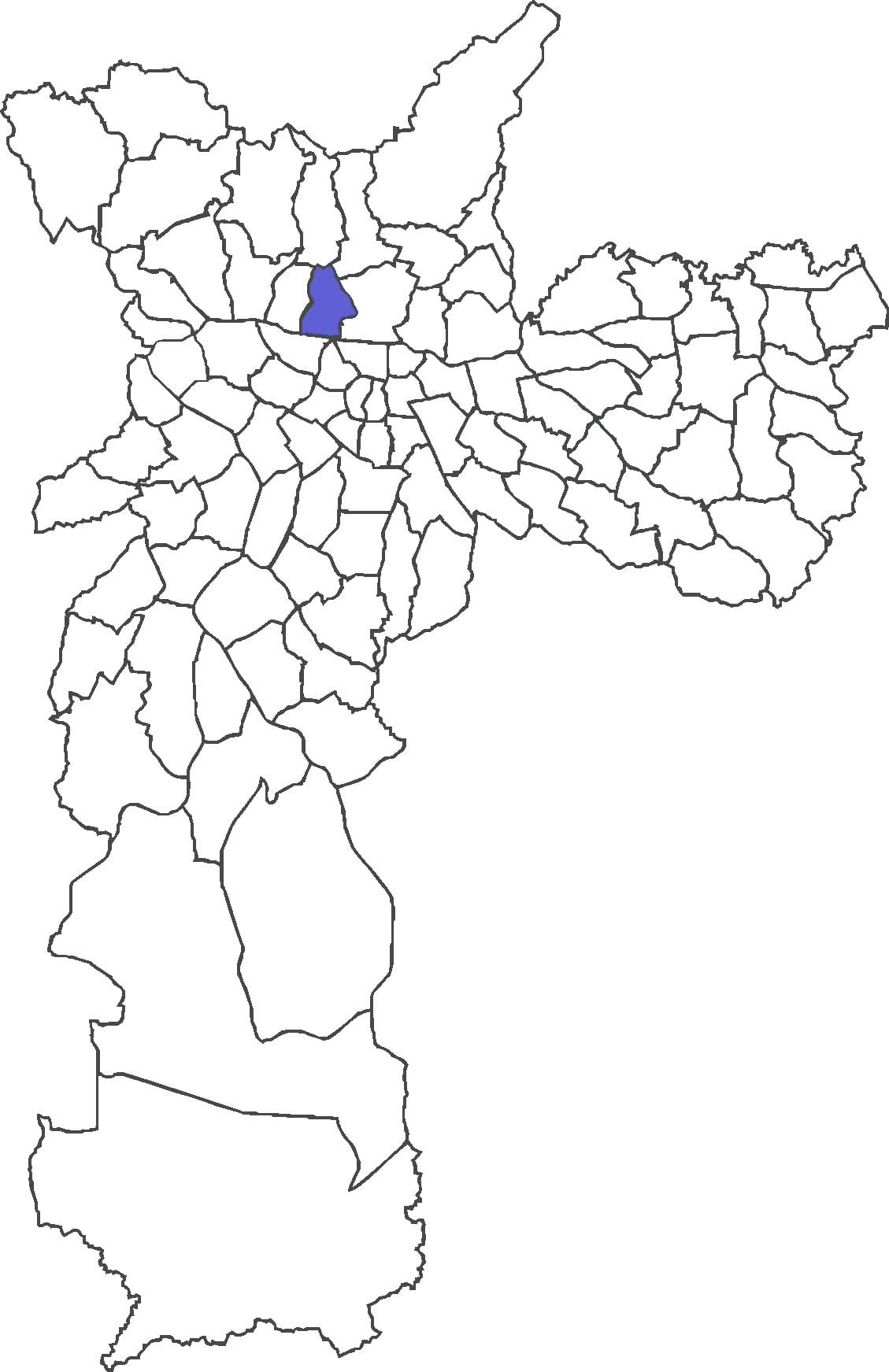 Χάρτης της Casa Verde περιοχή