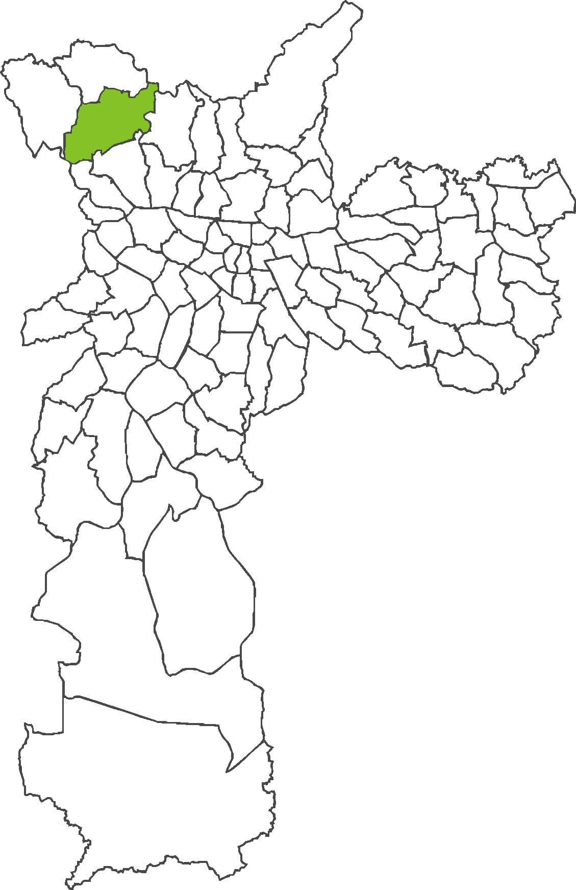 Χάρτης της περιοχή Jaraguá