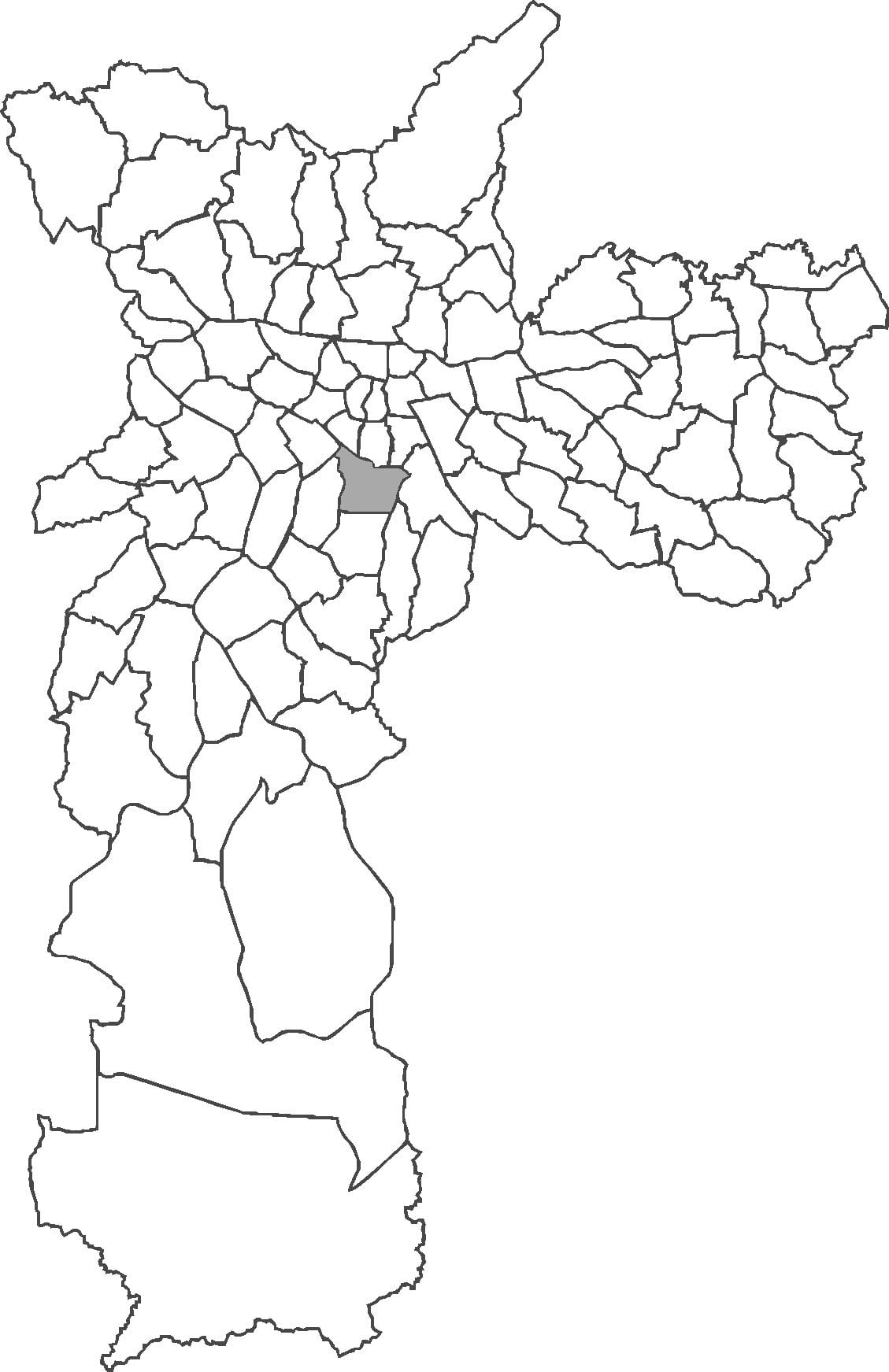 Χάρτης της Vila Mariana περιοχή