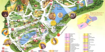 Χάρτης της zoological park του Σάο Πάολο