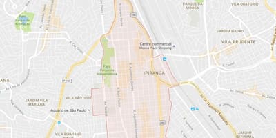 Χάρτης της Ιπιρανγκα Σάο Πάολο