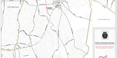 Χάρτης της Ιπιρανγκα Σάο Πάολο - Δρόμους