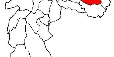 Χάρτης της Ιτακερα υπο-νομού, Σάο Πάολο