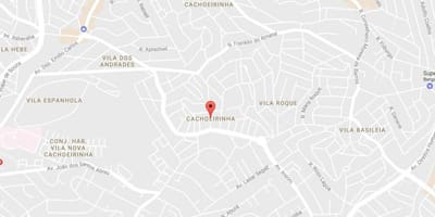 Χάρτης της Καχοιειρινχα Σάο Πάολο