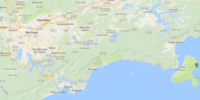 Χάρτης της παραλίας Guanxuma
