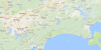 Χάρτης της παραλία Maranduba