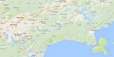 Χάρτης της παραλία Santa Rita