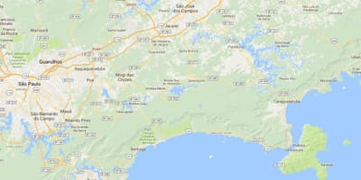 Χάρτης της παραλίας Tenório