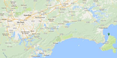 Χάρτης της παραλία Viana