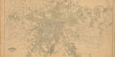 Χάρτης της πρώην Σάο Πάολο - 1943