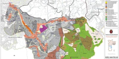 Χάρτης της Σαν Ματευσ Σάο Πάολο - Κατάληψη του εδάφους