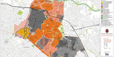 Χάρτης της Σε Σάο Πάολο - Κατάληψη του εδάφους