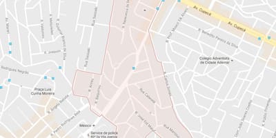 Χάρτης της Σιδαδε Αδεμαρ Σάο Πάολο