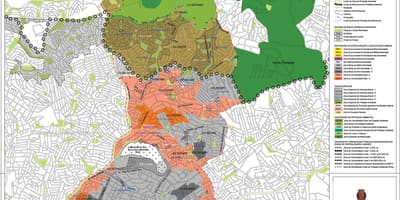 Χάρτης της Casa Verde, São Paulo - Κατάληψη του εδάφους