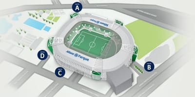 Χάρτης της Allianz Parque
