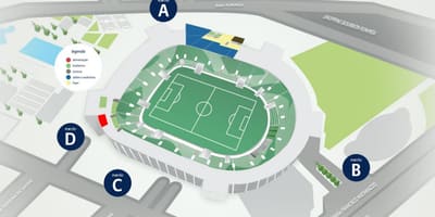 Χάρτης της Allianz Parque - Επίπεδο 1