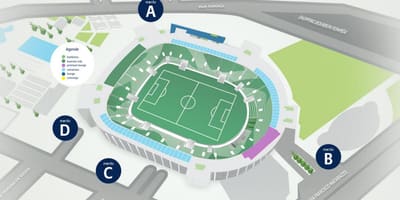 Χάρτης της Allianz Parque - Επίπεδο 3