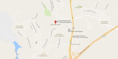 Χάρτης της Anhangüera Σάο Πάολο