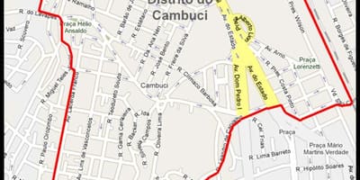 Χάρτης της Cambuci Σάο Πάολο