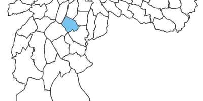 Χάρτης της Campo Belo περιοχή