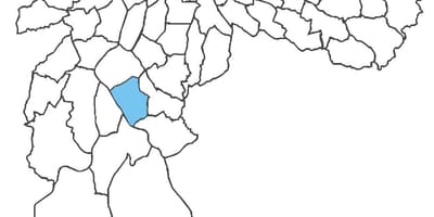 Χάρτης της Campo Grande περιοχή