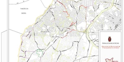 Χάρτης της Campo Limpo Σάο Πάολο - Δρόμους