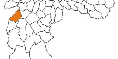 Χάρτης της Campo Limpo περιοχή