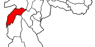 Χάρτης της Campo Limpo υπο-νομού, Σάο Πάολο