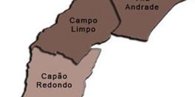 Χάρτης της Campo Limpo υπο-νομού