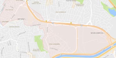 Χάρτης της Jaguara Σάο Πάολο