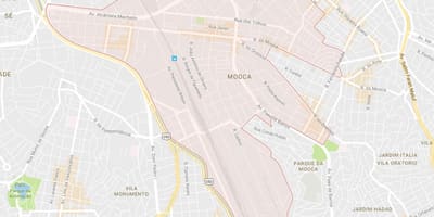 Χάρτης της Mooca Σάο Πάολο
