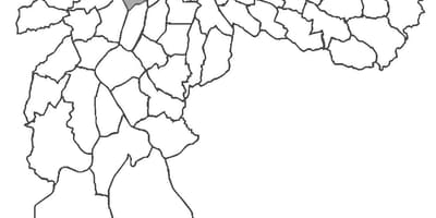 Χάρτης της περιοχή Pinheiros