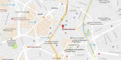 Χάρτης της Prédio Martinelli