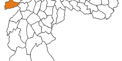Χάρτης της Raposo Tavares περιοχή