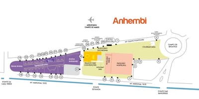 Χάρτης της São Paulo Anhembi